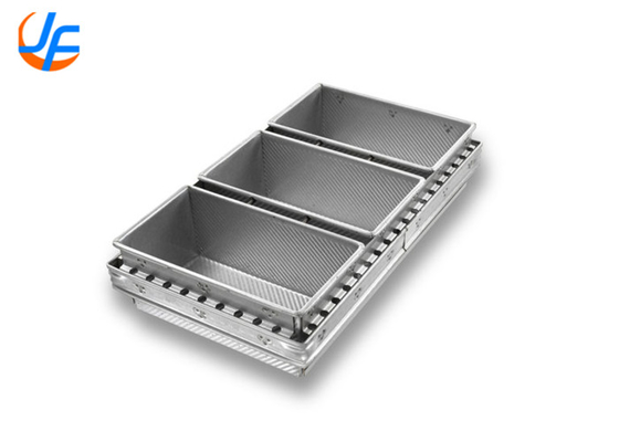 RK Bakeware الصين الخدمات الغذائية NSF التجارية ألومنيوم خبز المقلاة / حزام خاص بولمان خبز المقلاة