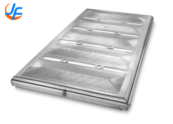 RK Bakeware الصين الخدمات الغذائية NSF 1.5 ملم ألومنيوم خبز المقلاة خاص الحزام بولمان خبز المقلاة للصناعة