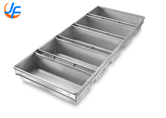 RK Bakeware الصين-شيكاغو المعدنية 4 أحزمة مفتوحة فوق بولمان خبز وعاء زجاجي للمخابز بالجملة