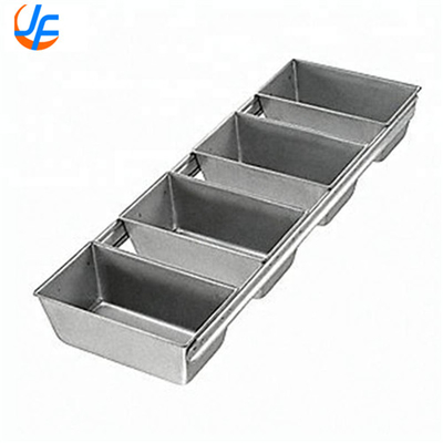 RK Bakeware China- 4 Strap Silicone Glazed Aluminum Loaf Pans/Pullman Pan طاس الخبز مجموعة طاس الخبز كيك طاس الخبز