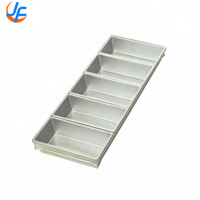 RK Bakeware China- 4 Strap Silicone Glazed Aluminum Loaf Pans/Pullman Pan طاس الخبز مجموعة طاس الخبز كيك طاس الخبز