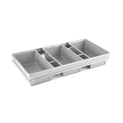 Rk Bakeware الصين المصنع-Nonstick زجاج 3 أشرطة زجاج القرفة / حزمة لفة وعاء