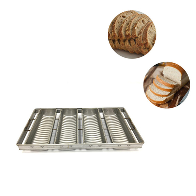 RK Bakeware الصين الخدمات الغذائية NSF Telfon غير صلبة مخصص 5 صفوف باغييت خبز وعاء خبز وعاء