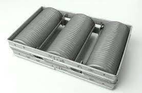 RK Bakeware الصين الخدمات الغذائية NSF Telfon غير صلبة مخصص 5 صفوف باغييت خبز وعاء خبز وعاء