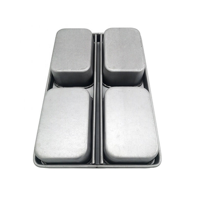 Rk Bakeware الصين-شيكاغو المعدنية السيليكون الزجاجية 5 شريط الخبز القوالب مفتوحة فوق