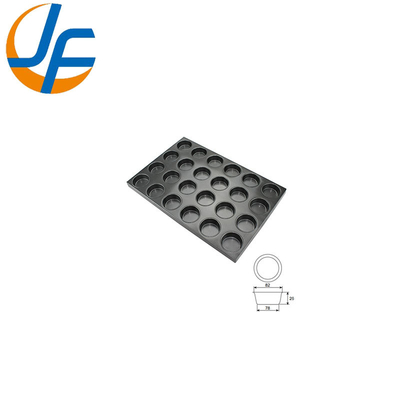 RK Bakeware China Foodservice NSF Round Deep Telfon Nonstick هامبرجر رول تري