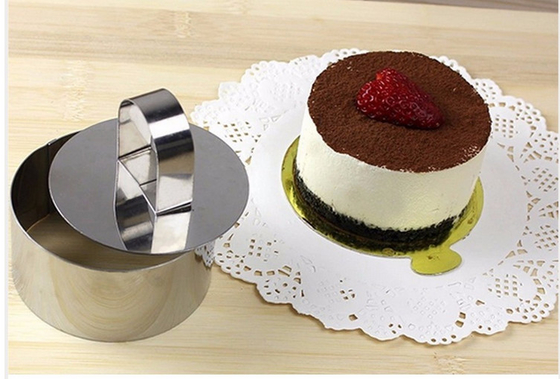 RK Bakeware الصين خدمة الطعام NSF الفولاذ المقاوم للصدأ 8 بوصة حلقة الموس