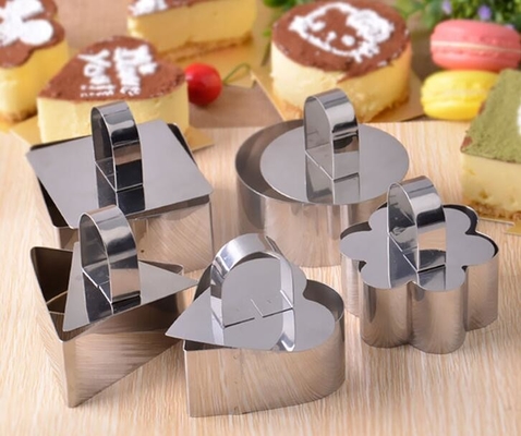 RK Bakeware الصين خدمة الطعام NSF مربع شكل حلقة موس حلقة فطيرة