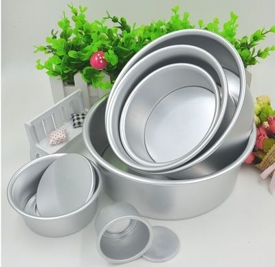 RK Bakeware الصين خدمة الطعام NSF غير صلبة الألومنيوم المستديرة كعكة الجبن وعاء أسفل فضفاض