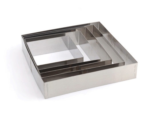 RK Bakeware الصين الخدمة الغذائية NSF طلاء الكعكة القابل للتعديل حلقة الخبز الصغيرة طلاء الكعكة