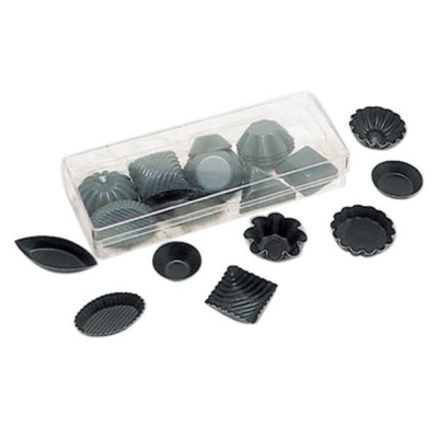 RK Bakeware الصين خدمة الطعام NSF Nonstick الألومنيوم Petit Four /Tartlet / Quiche Mold- 50/Set
