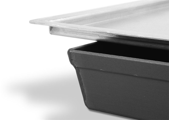 RK Bakeware الصين خدمة الطعام NSF مربع التجارية الألومنيوم كعكة وعاء/ Deep Dish بيتزا وعاء
