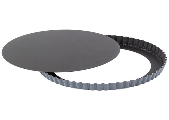 RK Bakeware الصين خدمة الطعام NSF Nonstick أسفل فضفاض علبة الكعك الألومنيوم المخصصة