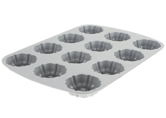 RK Bakeware China Foodservice NSF 12 Compartment Bundtlette ألومنيوم كعكة الكعك الصف التجاري