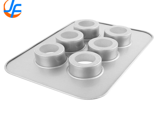 RK Bakeware الصين خدمة الطعام NSF أسفل فضفاض ألومنيوم كيك مستديرة القالب الفولاذ المعدني الحديدية مصغرة كعكة الجبن