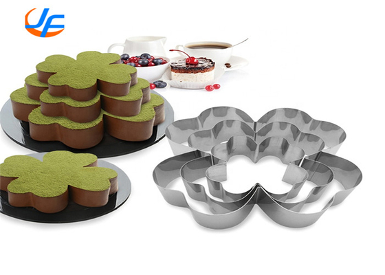 RK Bakeware الصين - حلقة الفولاذ المقاوم للصدأ لتحضير كعكة الفولاذ