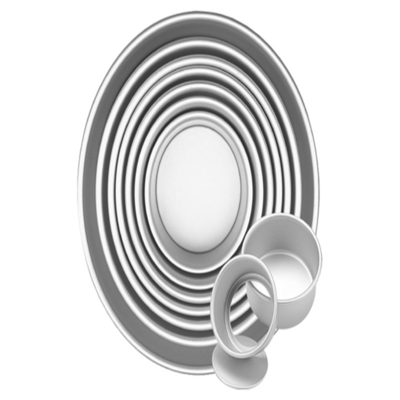 Rk Bakeware الصين مستطيل مستدير قابلة للإزالة الألومنيوم الكعكة القالب الكعكة وعاء الكعكة علبة