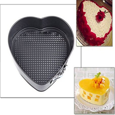 RK Bakeware الصين الخدمات الغذائية NSF الألومنيوم شكل القلب كعكة وعاء الجبن وعاء الكعكة وعاء الكعكة