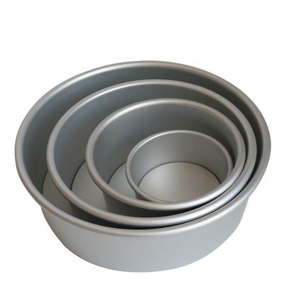 Rk Bakeware الصين المزخرفة المسمار الفولاذية المعدنية كعكة الملائكة الغذائية وعاء - 2 3/4 &quot;عمق