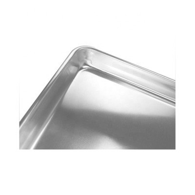 أدوات الخبز 26'*18'*1'' 1.2mm مستطيل مخبز ورق وعاء الخبز الألومنيوم عبوة الخبز الألومنيوم الثقيلة وعاء الخبز الهامبرجر