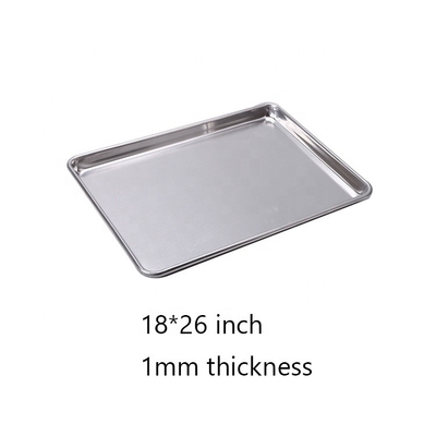 التجارية 26'*18'*1' 1mm مستطيل حجم كامل طبق الخبز وعاء الخبز كامل وعاء الكعك
