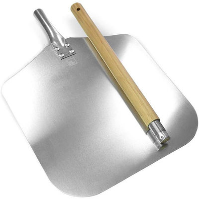 أدوات الفرن قشر البيتزا الألومنيوم 83 سم مع مقبض الخشب القابل للإزالة بيتزا شيب 12x14