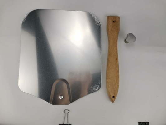 12&quot;*14&quot;*25&quot; بانديجاس دي باسابالوس دي بييدرا ألومنيوم بيتزا المعدنية قشر قابلة للطي مقبض خشبي بيسكا سكوب قابلة للطي