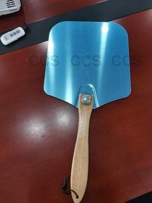 12&quot;X14&quot;X25&quot; أدوات البيتزا الألومنيوم طلاء بيتزا قشر بيتزا قابلة للطي مع مقبض البلوط