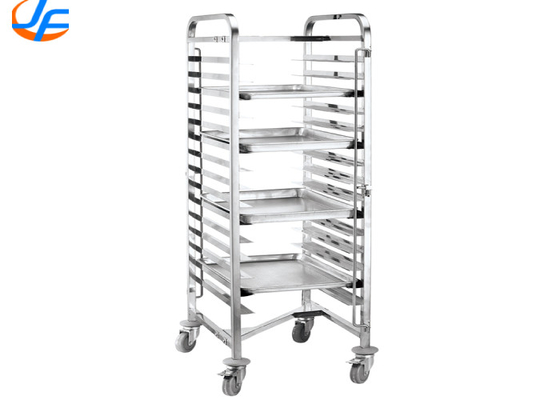RK Bakeware الصين خدمة الطعام NSF خصيص فرن مزدوج رف عربة الخبز عربة فرن ثقيلة