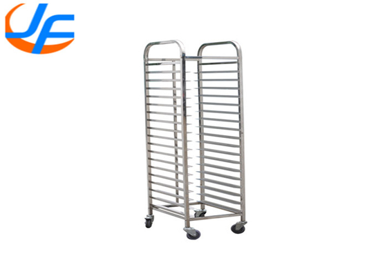RK Bakeware China Foodservice NSF 470*620 REVENT علبة الخبز المزدوجة للفرن عربة رف الفولاذ المقاوم للصدأ GN1/1 عربة القهوة