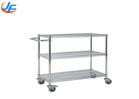 RK Bakeware China Foodservice NSF عربة خبز الفولاذ المقاوم للصدأ عربة توزيع متنقلة