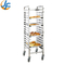 RK Bakeware الصين- الألومنيوم التجاري عربة الخبز الوعاء / 32 الوعاءات الفولاذ المقاوم للصدأ عربة الخبز رف