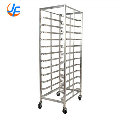 RK Bakeware الصين- 800 * 600 رف الفرن المزدوج الفولاذ المقاوم للصدأ ناقل الخبز الدوار الفولاذ المقاوم للصدأ رف الفرن
