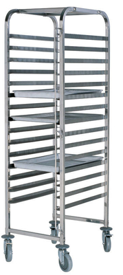 RK Bakeware الصين-Z إطار التعشيش الفولاذ المقاوم للصدأ عربة الخبز فرن مزدوج رف للمخابز بالجملة