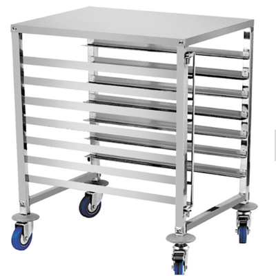 RK Bakeware الصين خدمة الطعام NSF مطعم Gn1/1 مخبز عربة الطعام / عربة الفولاذ المقاوم للصدأ المحمولة