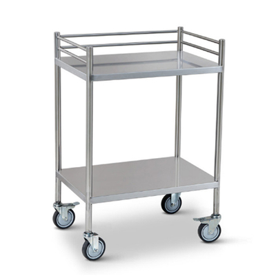RK Bakeware الصين المستشفى الطبي الملابس عربة الفولاذ المقاوم للصدأ عربة جراحية مع الأدراج