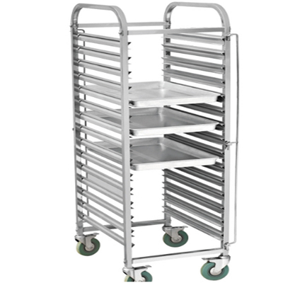 RK Bakeware الصين الطراز المخصص من الفولاذ المقاوم للصدأ مطعم خدمات المطاعم الغذائية النقل عربة الشاي / عربة الشاي للمطبخ