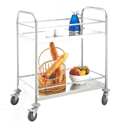 RK Bakeware الصين خدمة الطعام NSF عربة الفولاذ المقاوم للصدأ مع عجلات سهلة التعامل عربة التعبئة