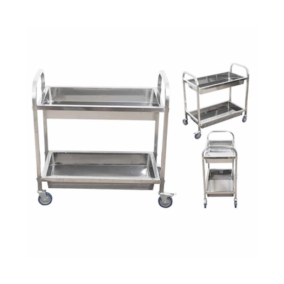 RK Bakeware الصين الخدمات الغذائية NSF صفين الدرج الدرج عربة الفولاذ المقاوم للصدأ