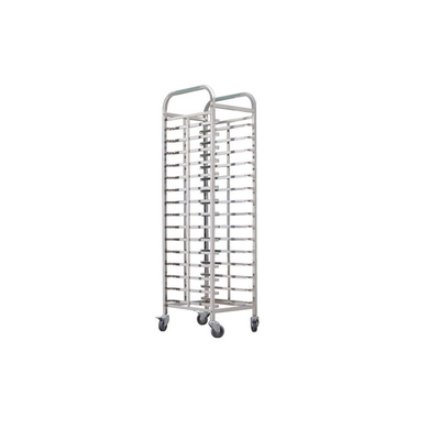 RK Bakeware الصين الخدمات الغذائية NSF المخبز رف التبريد علبة الخبز عربة فرن رف مع 15 علبة