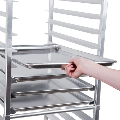 RK Bakeware الصين الخدمات الغذائية NSF الفولاذ المقاوم للصدأ فرن الدرج رف المخبز عربة الخبز
