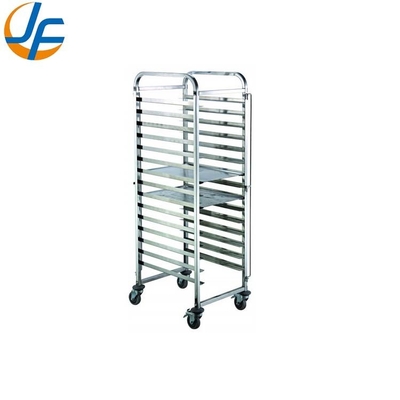 Rk Bakeware China-Z Frame 20 Pan End Load Stainless Steel Nesting Trolley Bun Sheet Pan Rack - تم تجميعه