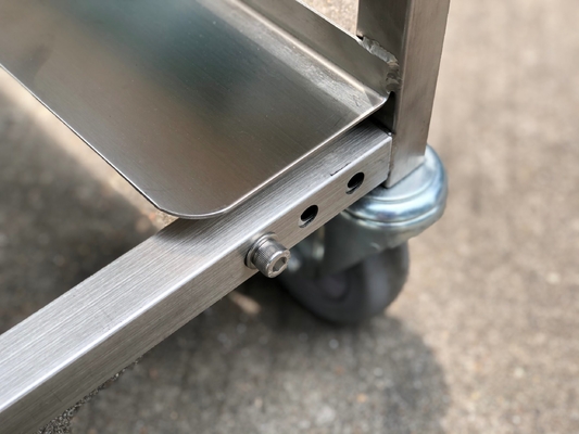 Rk Bakeware الصين الفولاذ المقاوم للصدأ Z Frame Nesting Rack Trolley لإنتاج المخبز