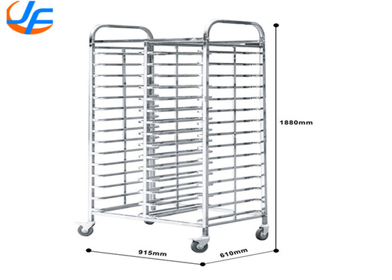 RK Bakeware الصين الخدمات الغذائية NSF الصفيحة الخبز الألومنيوم عربة بون بان رف فرن رف