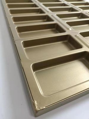 قالب خبز هوت دوج مستطيل من جلودن كلر PTFE 30 تجويف