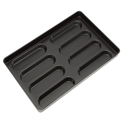 RK Bakeware China Foodservice NSF 4.5 بوصة 5 بوصة نانستيك برجر بون و هوت دوج بون