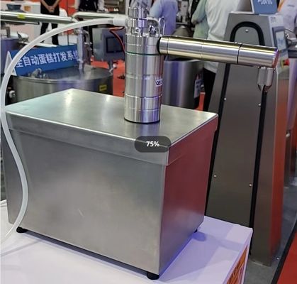 Rk Baketech الصين الصناعية الكريمة المستمرة آلة الكريمة المضربة 140L / ساعة